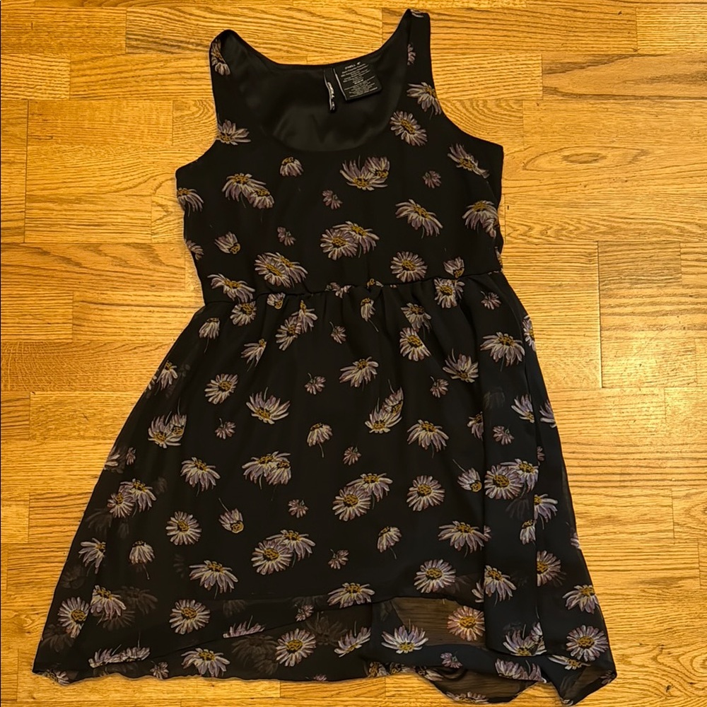 O'Neill Black Daisy Sleeveless Sundress, sz M
